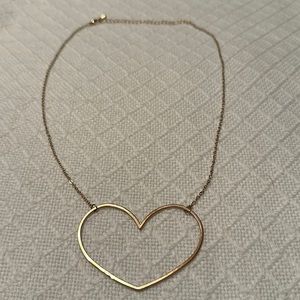 Gold Heart Necklace.